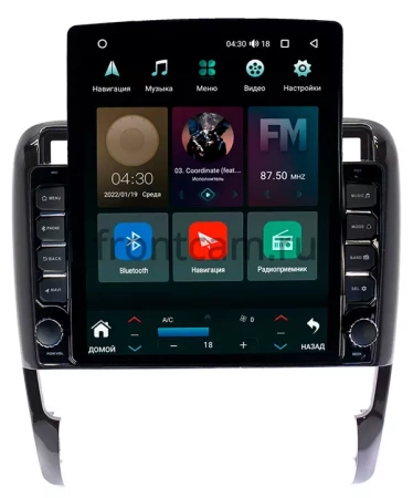 Porsche Cayenne (955) 2002-2007, Cayenne (957) 2007-2010 Canbox H-Line 5612-9-366 на Android 10 (4G-SIM, 4/64, DSP, QLed, Tesla)