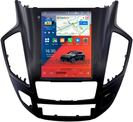 Штатное головное устройство Dongfeng AX7 2015-2019 Canbox H-Line (Tesla style) 9.7 дюймов 6/128 5627-1312-107 на Android 10 (4G-SIM, DSP, QLed)