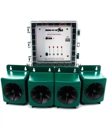 Промышленный ультразвуковой отпугиватель птиц "Ultrason X" с 4 выносными динамиками