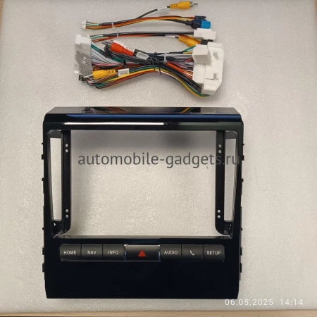 Штатное головное устройство Toyota Land Cruiser 200 2015-2021 (для авто с JBL Synthesis) (глянцевая) Teyes CC4 Pro 2K 12/256 9.5 дюймов RM-9-0343 на Android 13 (4G-SIM, DSP, QLed, AI)