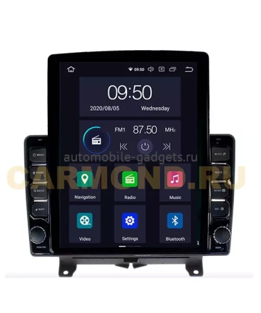 Carmedia OL-9307-12-D ("Тесла-стиль") магнитола для Land Rover Range Rover Sport (2005-2009) на Android 10 с 4Гб и DSP