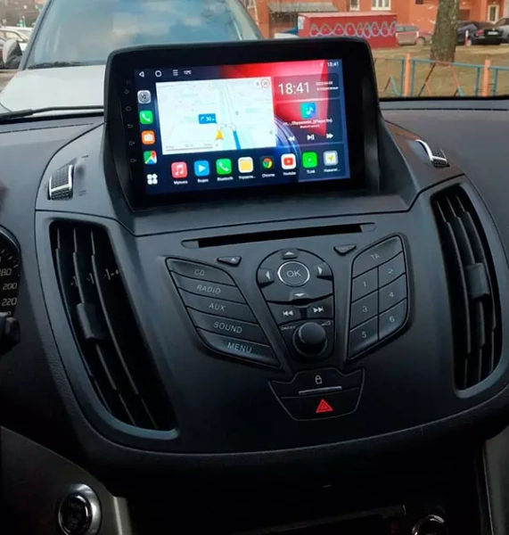 Штатная магнитола Ford Kuga 2 2012-2019 Canbox M-Line 4544-9028 на Android 10 (4G-SIM, 2/32, DSP, QLed)