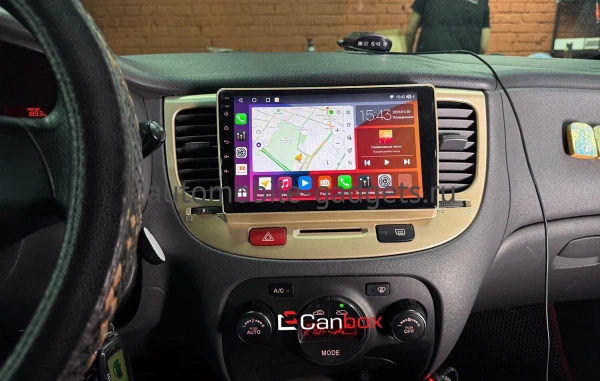 Штатная магнитола Kia Rio 2 2005-2011 Canbox PRO-Line 7876-9226 Android 13 (4G-SIM, 12/256, DSP, QLed)