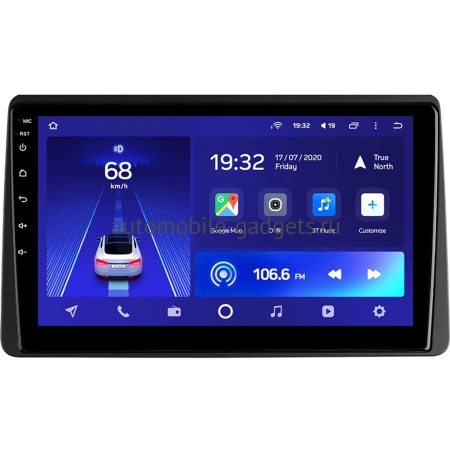 Штатное головное устройство Teyes CC2L PLUS 1/16 10 дюймов RM-10-1470 для Renault Arkana, Duster 2, Master 2019-2024 на Android 8.1 (DSP, IPS, AHD)