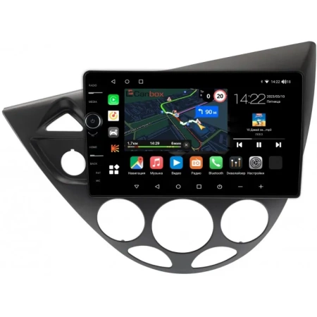 Штатная магнитола Canbox M-Line 7840-9-1716 для Ford Focus 1998-2005 (черная) на Android 10 (4G-SIM, 2/32, DSP, QLed)