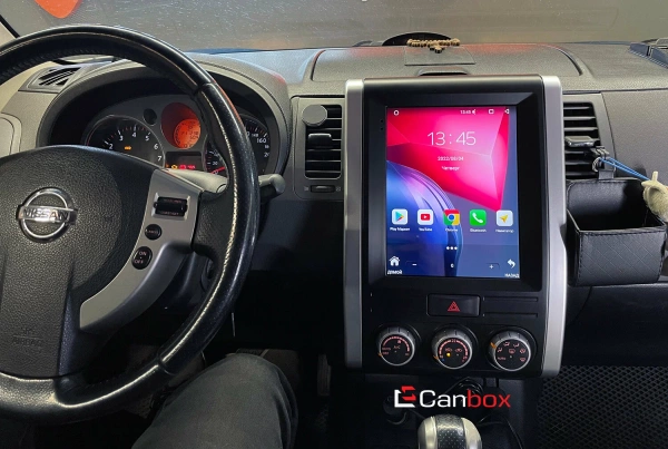 Штатное головное устройство Nissan X-Trail II (T31) 2007-2014 (Тип A) Canbox (Tesla style) 9.7 дюймов 2/32 GT096-1312-17 на Android 10 (QLed, DSP, CarPlay)