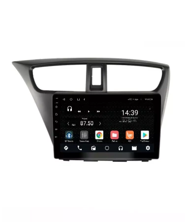 NaviPilot DROID10 ULTRA MAX 360 штатная магнитола для Honda Civic 2012-2017 Hatchback на Android 10 с 8Gb, DSP, 4G