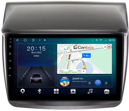 Штатная магнитола Canbox L-Line 4169-9057 для Mitsubishi L200 4, Pajero Sport 2 2008-2016 на Android 10 (4G-SIM, 2/32, TS18, DSP, QLed)