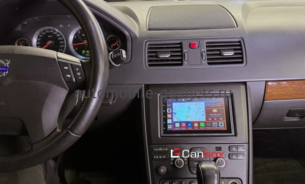Магнитола в штатное место 2 din Volvo XC90 (2002-2014) (устанавливается вниз) Canbox Logic-i3 5731-RP-11-437-467 на Android 11 (4G-SIM, 6/128, DSP, QLed, 360)