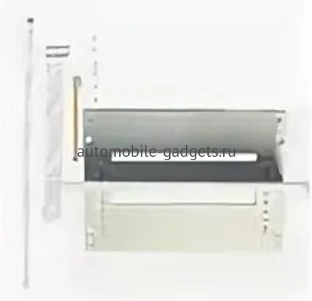 Металлические крепления для переноса корпуса магнитолы в горизонтальное положение 