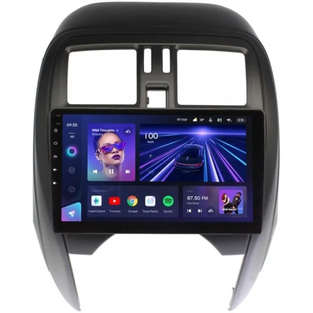 Штатное головное устройство Teyes CC3 4/32 9 дюймов RM-9-NI097N для Nissan March (K13) 2013-2024 на Android 10 (4G-SIM, DSP, QLed)