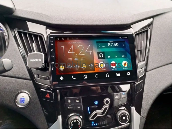 Штатная магнитола Hyundai Sonata 6 (YF) 2009-2014 Canbox M-Line 4544-9114 на Android 10 (4G-SIM, 2/32, DSP, QLed)
