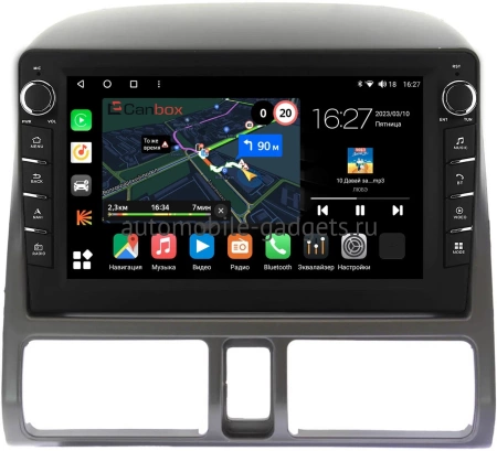 Штатная магнитола Honda CR-V 2 2001-2006 Canbox M-Line 7831-9204 Android 10 (4G-SIM, 2/32, DSP, IPS) С крутилками