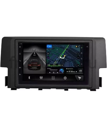Магнитола в штатное место 2 din Honda Civic 10 2015-2021 Canbox M-Line 9863-RP-11-650-272 на Android 10 (4G-SIM, 2/32, DSP)