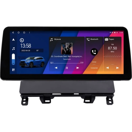 Honda Fit 4, Jazz 4 2020-2024 12.3 дюйма Canbox M-Line 7812-0132 на Android 10 (4G-SIM, 4/64, DSP, QLed) BMW Style
