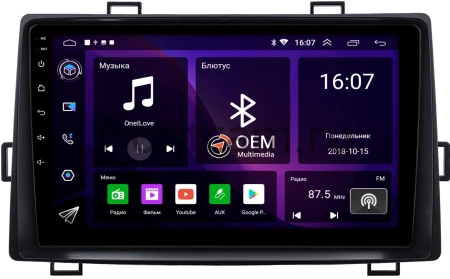 Toyota Noah 2 (R70), Voxy 2 (R70) 2007-2013 Canbox RS9-2161 1.5/32 на Android 10 (IPS, DSP, CarPlay)