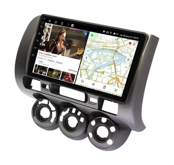 Магнитола Vaycar 09V2 для HONDA Jazz 2001-2007 Кондиционер (Андроид, 2+32Гб)