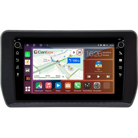 Toyota Veloz 2021-2024 (глянцевая) Canbox M-Line 7801-9-0128 Android 10 (4G-SIM, 2/32, DSP, IPS) С крутилками
