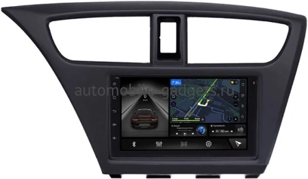 Honda Civic 9 5D 2011-2015 (левый руль, хэтчбэк) Canbox M-Line 5511-RP-11-267-255 на Android 10 (4G-SIM, 2/32, DSP, IPS)