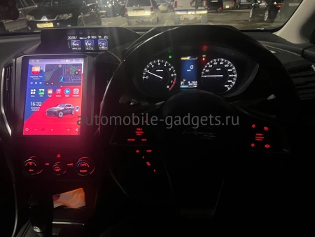 Штатное головное устройство Subaru XV 2, Forester 5, Impreza 5, Crosstrek 2 2016-2024 Canbox (Tesla style) 9.7 дюймов 2/32 GT096-1312-108 на Android 10 (QLed, DSP, CarPlay)