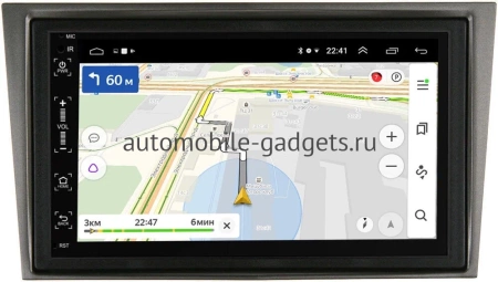 Магнитола в штатное место 2 din Opel Corsa D 2006-2014 (серая, с ребром) Canbox 2/32 на Android 10 (GT5510-RP-OPVTD-212)