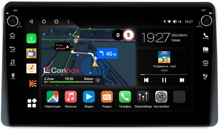 Штатная магнитола Canbox M-Line 7805-1095 для Renault Duster 2 2020-2024 (для авто без монитора) на Android 10 (4G-SIM, 2/32, DSP, QLed) С крутилками
