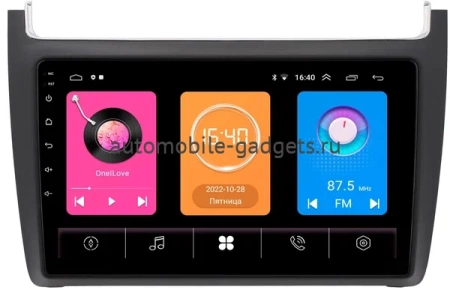 Volkswagen Polo 5 2009-2020 (матовая) OEM RK9-9091 на Android 10 (CarPlay, AHD, 1/32)