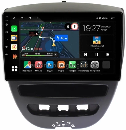 Citroen C1 2005-2014 Canbox M-Line 4543-10-1152 на Android 10 (4G-SIM, 2/32, DSP, QLed)