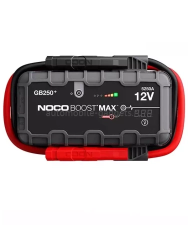 NOCO GB250+ MAX сверхмощное ультрабезопасное литиевое портативное пусковое устройство (5250A, 12В)