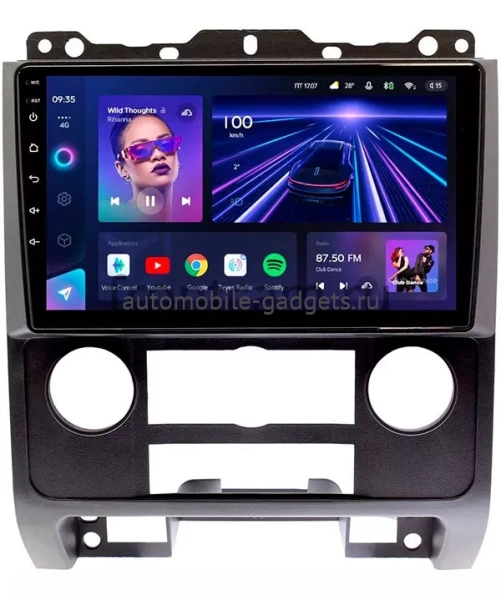 Штатное головное устройство Teyes CC3 4/32 9 дюймов RM-9279 для Ford Escape 2 2007-2012 (черная) на Android 10 (4G-SIM, DSP, QLed)