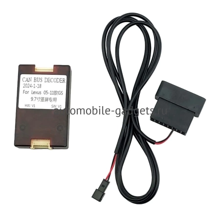 Штатное головное устройство Lexus GS 3 2004-2011 (для авто с кассетой) Canbox (Tesla style) 9.7 дюймов 4/64 GTR096-1312-220 на Android 10 (QLed, DSP, CarPlay)