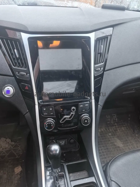Штатное головное устройство Hyundai Sonata 6 (YF) 2009-2014 Canbox PRO-Line (Tesla style) 9.7 дюймов 6/128 7882-1312-130 на Android 13 (4G-SIM, DSP, QLed)