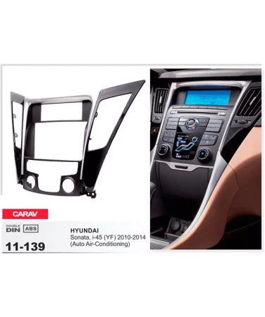 Переходная рамка CARAV 11-139 HYUNDAI Sonata, i-45 (YF) 2010-2014 / только для а/м с климат-контролем