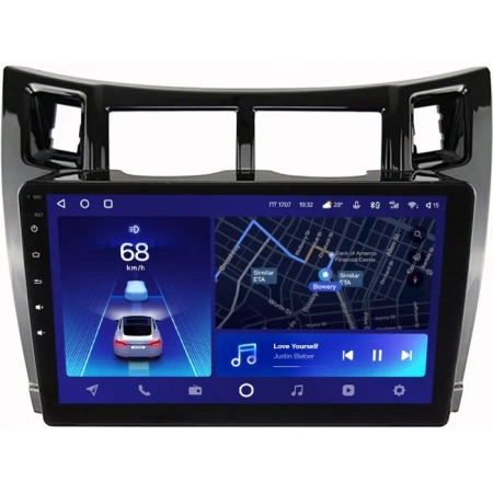 Штатное головное устройство Toyota Vitz 2 (XP90), Yaris 2 2005-2012 (черная, глянцевая) Teyes CC2L PLUS 2/32 9 дюймов RM-9-172 на Android 8.1 (DSP, IPS, AHD)