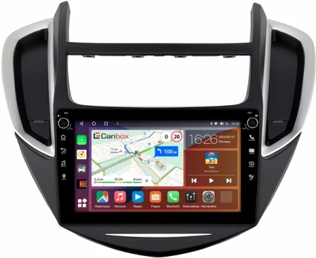 Штатная магнитола Chevrolet Tracker 3 2013-2017 Canbox M-Line 7801-9-2660 на Android 10 (4G-SIM, 2/32, DSP, IPS) С крутилками
