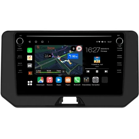 Штатная магнитола Canbox M-Line 7895-10-2379 для Toyota Harrier 4 (XU80) 2020-2024 на Android 10 (4G-SIM, 2/32, DSP, QLed) С крутилками