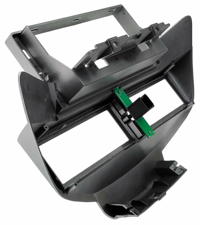 Штатная магнитола Ford Fiesta (Mk6) 2008-2019 (серебристая) 12.3 дюйма Canbox M-Line 7711-0031 на Android 10 (4G-SIM, 4/64, DSP, QLed) Audi Style