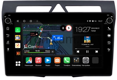 Kia Picanto 2007-2011 Canbox M-Line 7801-9-2139 на Android 10 (4G-SIM, 2/32, DSP, IPS) С крутилками
