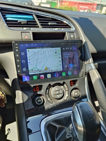 Штатная магнитола Canbox M-Line 7831-9-354 для Peugeot 3008, 5008 2009-2016 (с климатом) на Android 10 (4G-SIM, 2/32, DSP, IPS) С крутилками