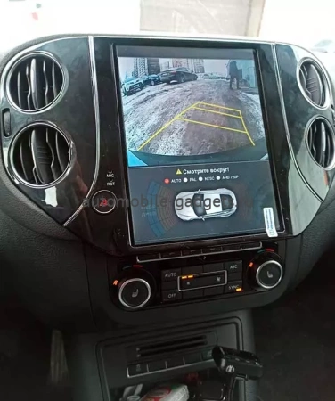 Carmedia ZF-1081-DSP ("Тесла-стиль") штатная магнитола для  Volkswagen Tiguan (2008-2016) на Android 9.0 c 4GB, DSP