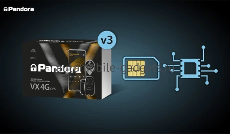 Автосигнализация Pandora VX-4G GPS v3 (автозапуск, LTE/GSM, Bluetooth 5.0, брелок-метка, метка, пьезосирена) Автосигнализация Pandora VX-4G GPS v3 (автозапуск, LTE/GSM, Bluetooth 5.0, брелок-метка, метка, пьезосирена)
