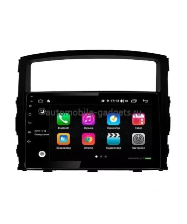 NaviPilot DROID10 ULTRA штатная магнитола для Mitsubishi Pajero IV (2006+), Montero, Shogun на Android 10 с 6Gb, DSP, 4G