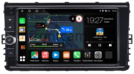 Штатная магнитола Skoda Kamiq 2018-2024 Canbox M-Line 4544-9-1330 на Android 10 (4G-SIM, 2/32, DSP, QLed)