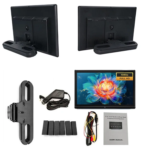 Навесной монитор 13.3" на подголовник ER1370AN (HDMI in/out, OLED, 4+64Gb) на Android 13 с дублированием экрана