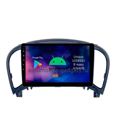 Airoc RM-1210 штатная магнитола для Nissan Juke 2010+, Infiniti ESQ 2014+ на Android 12 с 4GB, DSP, 4G