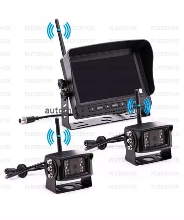 PLEERVOX PLV-TRUCK-WRL02 Беспроводной парковочный комплекс для грузового транспорта и автобусов две камеры
