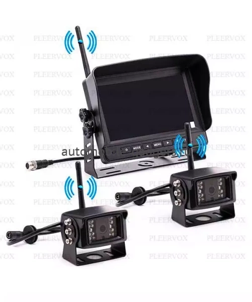 PLEERVOX PLV-TRUCK-WRL02 Беспроводной парковочный комплекс для грузового транспорта и автобусов две камеры