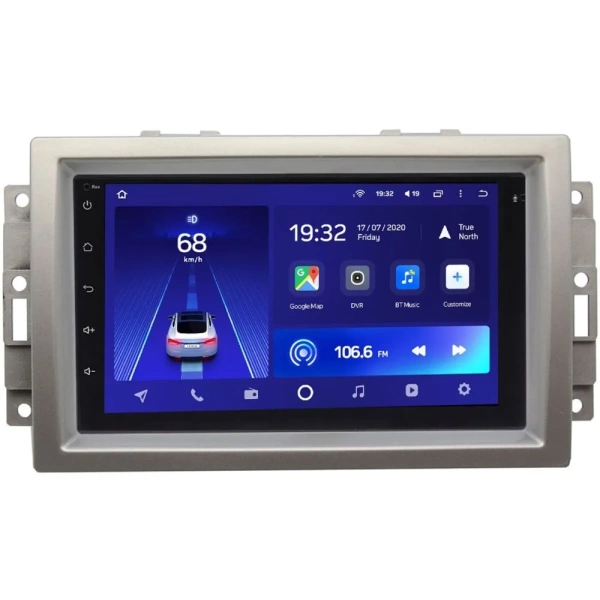 Магнитола в штатное место 2 din Dodge Caliber, Charger, Durango 2, Magnum 2003-2007 (серебро) Teyes CC3L WIFI 2/32 7 дюймов RP-JPUN09S-83 на Android 8.1 (DSP, AHD)