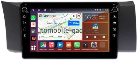 Штатная магнитола Subaru BRZ 2012-2020 (руль слева) Canbox H-Line 7802-9-2002 Android 10 (4G-SIM, 4/32, DSP, IPS) С крутилками