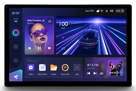 Магнитола под рамки 9", 10" Teyes CC3 2K 360 6/128 13 дюймов на Android 10 (4G-SIM, DSP, QLed)